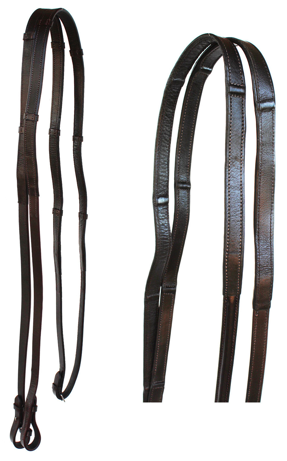 54&quot; Horse English Padded Soft Leather Reins w/ Buckles 805LR05 - $29.99