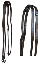 54&quot; Horse English Padded Soft Leather Reins w/ Buckles 805LR05 - £23.18 GBP