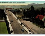 New Viaduct Center Street Pocatello Idaho ID UNP DB Postcard P19 - £3.10 GBP