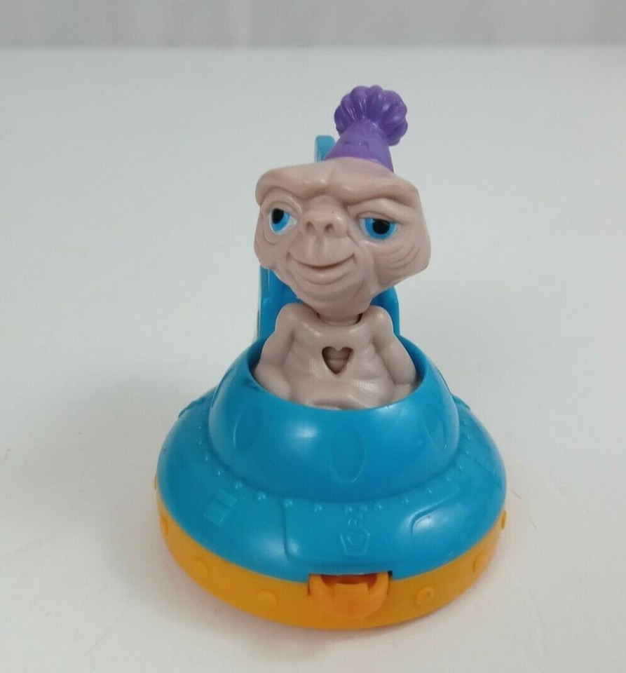 Vintage ET Toy McDonald&#39;s Birthday Train Happy Meal Toy 1994 Extra Terre... - $4.94