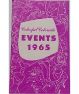 Vintage Colorful Colorado Events 1965 Booklet - $5.47 CAD