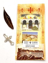 Holy Earth Tierra Cross,Olive Tree Live &amp; Jerusalem Sand - $8.72