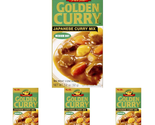 S&amp;B, Golden Curry Japanese Curry Mix, Medium Hot, 3.2 Oz (Pack of 4) - £17.92 GBP