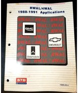 1990 GM STG, RWAL/4WAL 1988 - 1991 Application, 15005.05-4 - £23.35 GBP