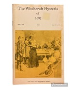 The Witchcraft Hysteria of 1692 by Leo Bonfanti N.E. Historical Series, ... - £2.38 GBP