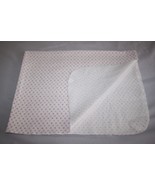 Baby Girls Tiny Flowers Receiving Blanket Pink Brown Cotton Flannel Soft... - $10.83