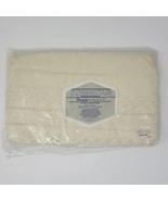 Wamsutta Penobscot Plus Supercale Plus Queen Ivory Lace Flat Sheet NIP - $33.70 CAD