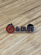 Target Store and Blue Police Support Lapel Pin Pinback Estate Find KG JD - $11.88