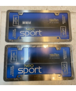 2 Qty of Cruiser License Plate Frames Neo Sport Brushed Nickel 15190 (2 ... - $49.26 CAD