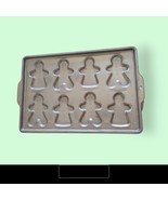Ekco Nestle Toll House Gingerbread Boy Girl Cookie Pan Baking Mold Chris... - $173.53 MXN