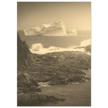 Vintage Newfoundland and Labrador Canada Travel Poster Icebergs Print Wall Art H - $19.99