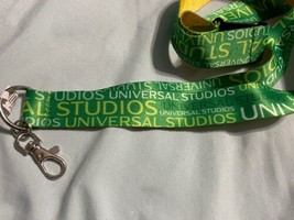 NEW Universal Studios Orlando Lanyard Green Yellow Reversible - £11.00 GBP
