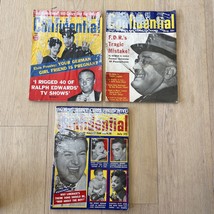 x3 Lot Damaged Confidential Magazines Liberace Elvis  FDR - £34.99 GBP