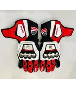 Ducati Motorbike Racing Leather Gloves For Men &amp; Women Available in All ... - £40.50 GBP+