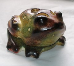 Ceramic Abstract Frog Toad Figurine Indoor Outdoor Tea Light Candle Holder TL4 - £11.87 GBP