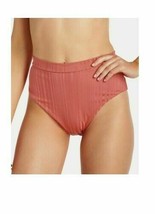 RAISINS High Waist Bikini Bottoms Solid Pink Juniors Size Small $40 - NWT - £7.04 GBP
