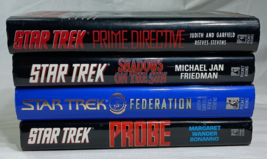 Lot of 4 Star Trek Hardback Books Prime Directive, Shadows on the Sun, F... - $16.65