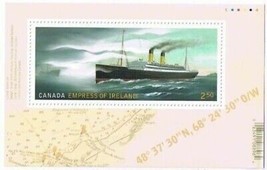 Canada Stamps 2014 Empress Of Ireland Souvenir Sheet MNH High Value - £4.08 GBP