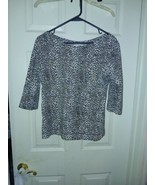NYL New York Laundry Vintage Leopard Top Large - $468.00 MXN