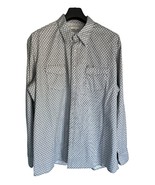 WRANGLER Wrancher Men&#39;s 2XT Black Plaid Pearl Snap Long Sleeve Western C... - $29.07 CAD