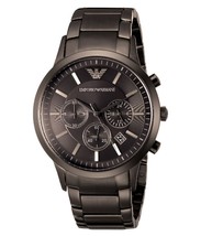 Armani AR2454 Mens Grey Stain Steel Bracelet Watch - £107.02 GBP