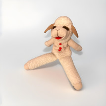 Lamb Chop Plush Hand Puppet Shari Lewis Stuffed Animal Sheep Vtg Retro 80s 90s - $20.72