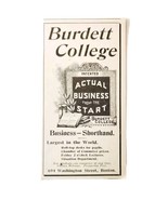 Burdett Business College 1897 Advertisement Victorian Boston School ADBN... - £13.25 GBP