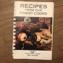 Beta Sigma Phi Cookbook Perry Oklahoma Local Spiral Cookbook - £10.57 GBP
