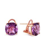 Galaxy Gold GG 7.2 Carat 14k Solid Rose Gold Genuine Purple Amethyst Fre... - £440.40 GBP