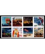2026 78c Forever Route 66, Motel, Cafe, Block of 8 Scott 6074-6081 Mint ... - $9.94