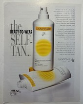 Lancome Self Tan Vintage Magazine Print Ad Advertisement 1995 - £5.51 GBP
