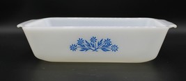 Vintage Anchor Hocking Fire-King Blue Cornflower #441 1 Qt Loaf Pan USA - £11.60 GBP