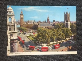 Carte postale ancienne vintage avec timbre Londres 1977 Angleterre à Isr... - $3.04