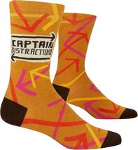 Blue Q Men's Socks, "Captain Distraction" Size 7-12 - $13.85
