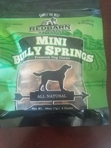 Redbarn Naturals Mini Bully Springs 1ea 3ct Pkg.-Brand New-SHIPS N 24 HOURS - £13.96 GBP