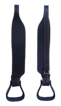 4&quot; Premium Quick-Change Australian Saddle Fenders Stirrup Black Leather - $69.29
