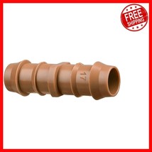 Durable 50 Pack of 17mm Barbed Coupling Fittings for Drip Irrigation Eff... - $498.05 MXN