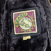 Vintage Learsi RN#79443 Women's L Black Stylish Design Genuine Leather Jacket image 3