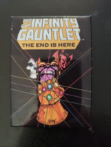 Vintage 1991 Marvel The Infinity Gauntlet The End Is Here Collectible Button Pin - £6.07 GBP