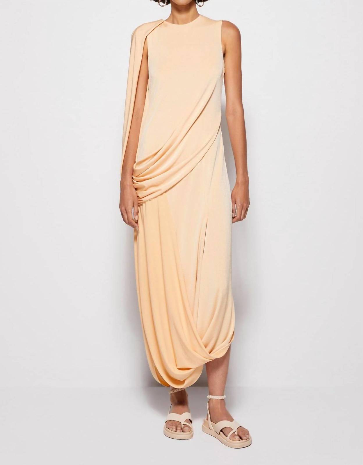 Jonathan Simkhai roxi dress in Rattan