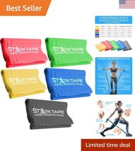 Resistance Bands . 3 or 5 Pack Non-Latex Physical Therapy, Professional ... - $33.23