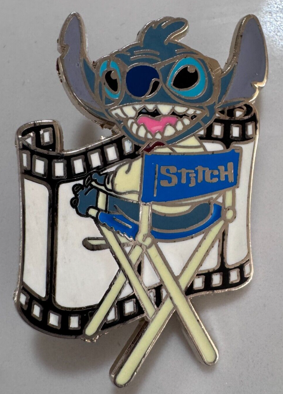 Disney Stitch DSF Director Chair LE 300 Soda Fountain Pin - $29.69