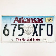 2020 United States Arkansas Natural State Passenger License Plate 675 XFO - £13.22 GBP