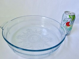 Vintage Fire King Philbe Blue Sapphire Large Round Casserole Dish 10 3/4&quot; - £32.83 GBP