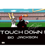 Bo Jackson Autographed Oakland Raiders Tecmo Bowl 16&quot; x 20&quot; Photograph B... - £317.80 GBP