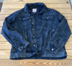 GS115 Men’s Button up denim jacket size 2XL Black N8 - $29.60