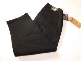 American Living Jeans Women&#39;s Ladies Cropped pants Denim Size 4 Black Hill NWT - £22.48 GBP