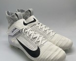 Nike Alpha Menace Elite 2 White Football Cleats BV3298-100 Men&#39;s Size 13... - £101.49 GBP