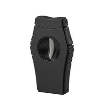 Lotus Viper Cigar Cutter Black Single Blade Compact Metal Housing Cut1101 - $60.16 CAD