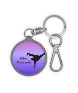 Keyring Tag, Choreographer Gift, Hip Hop Breakdancer Keychain, Dance Tea... - $21.50